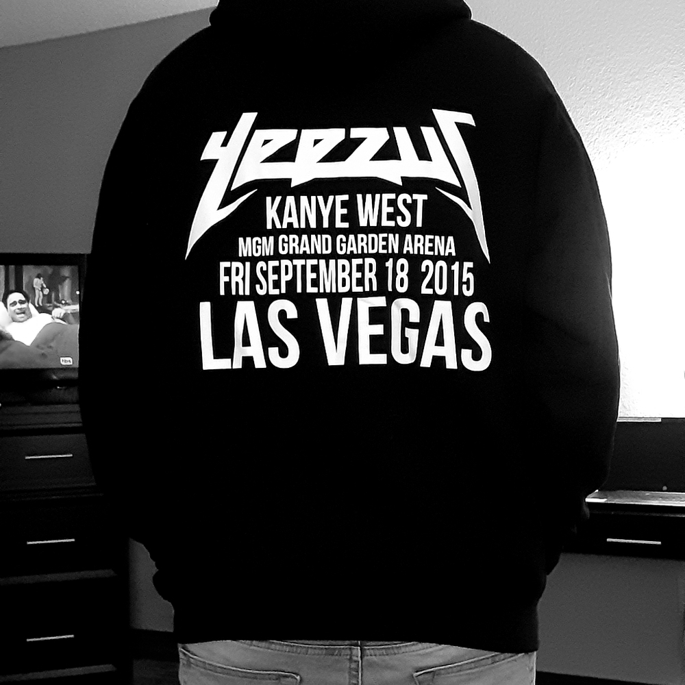 Medium Yeezus concert tour hoodie